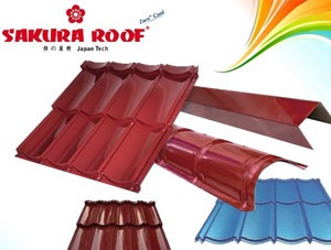  Genteng  Metal Sakura  Roof CV Sekarsion 082126766662