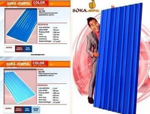 Genteng Metal Zincalume Soka Jempol